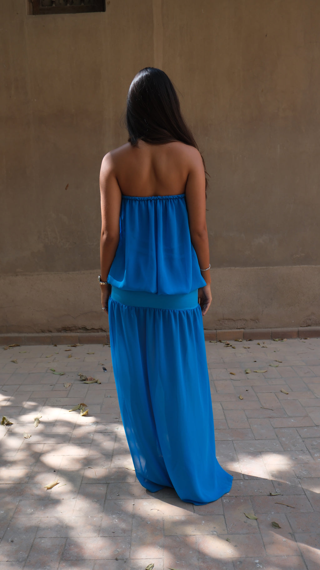 Azul Maxi Dress in Bleu