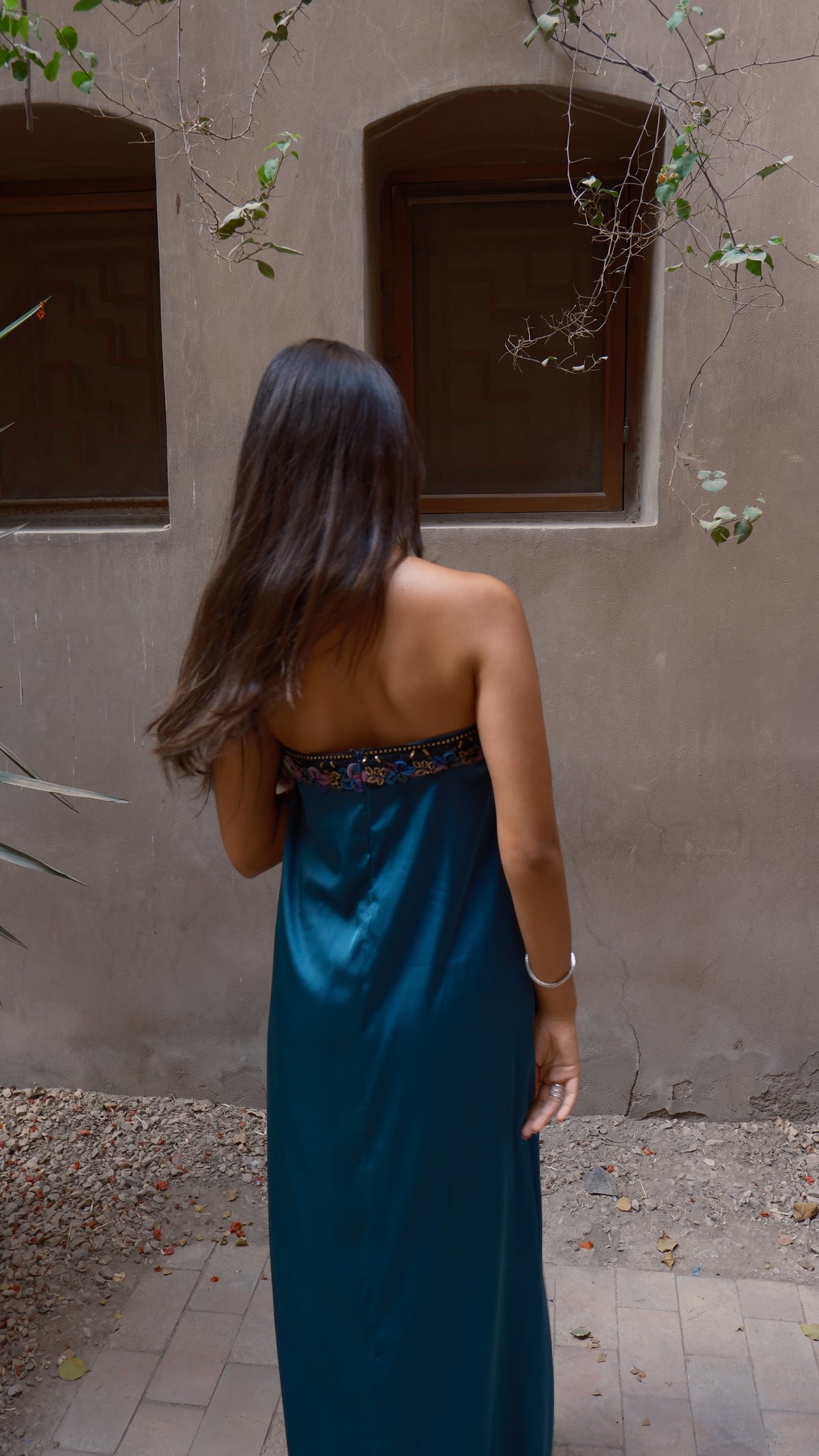 Lila Maxi Dress in Teal